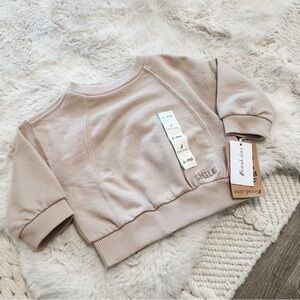 Girl Hodded Sweatshirt Pink Mauve